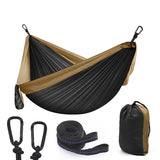 Double Camping Hammock with Tree Straps