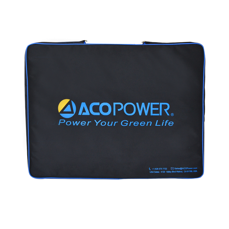 ACOPOWER 120W Portable Solar Panel Kit with 20A Charge Controller