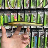 9119 LURETV SAME STYLEXM-145N Crazy Scale Mino Water Surface System Long throw Roadside False Bait, Seabass Hard Bait