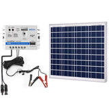 ACOPOWER 50W 12V Solar Kit with 10A Charge Controller