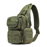 Tactical Chest Sling Bag Hunting Gun Holster Backpack Outdoor Camping Hiking Molle Pouch Climbing Fishing Bag XA291+A