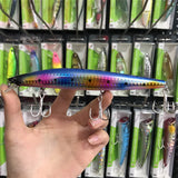 9119 LURETV SAME STYLEXM-145N Crazy Scale Mino Water Surface System Long throw Roadside False Bait, Seabass Hard Bait