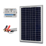 ACOPOWER 25W 12V Solar Kit with 5A Charge Controller