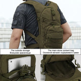 15L Molle Tactical Backpack 800D Oxford Hiking Bicycle Backpacks Outdoor Sports Cycling Climbing Camping Hydration Hunting Bag