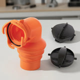 90° Swivel RV Sewer Hose Elbow with Protective Cap