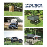 Awnlux 180° Overland Vehicle Awning – W270 6.6 ft Model