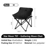 Naturehike Star T01 Gathered Moon Chair Outdoor Camping Hiking Folding Chairs Portable Beach Lounger Fishing Picnic Equipment