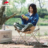 Naturehike Star T01 Gathered Moon Chair Outdoor Camping Hiking Folding Chairs Portable Beach Lounger Fishing Picnic Equipment