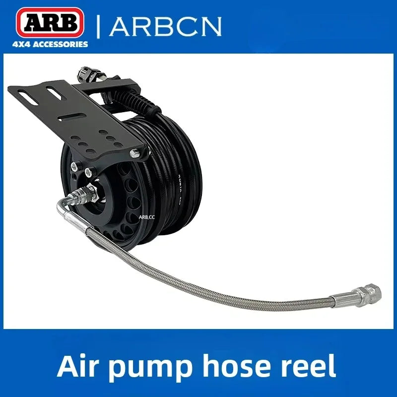 Retractable Offroad Air Hose Reel All-Terrain Heavy Duty Auto Rewind Tire Inflation Hose Reel for 4x4 ATV UTV RV KOSTA