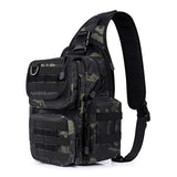 Tactical Chest Sling Bag Hunting Gun Holster Backpack Outdoor Camping Hiking Molle Pouch Climbing Fishing Bag XA291+A