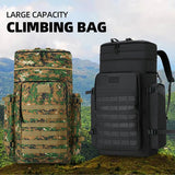 Large Climbing Bag For Men Backpack Trekking Hiking Camping Travel Outdoor Tactical Molle Sports Luggage Pack Travel  Rucksack