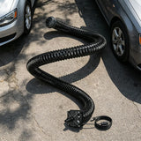 Foldable Vehicle A/C Vent Extender for Rear-Seat Airflow
