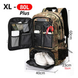 USB Men Travel Bag Traveling Boarding Backpack Outdoor Sports Luggage Rucksack 50L 60L 80L Shoulder Bag Turist Trip Camping Bag