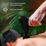 Pursonic Relax & Restore Bundle: Multi-Level Back Stretcher & 3-Speed Massage Gun
