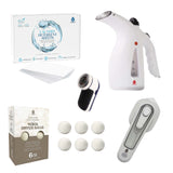 🧺 Pursonic Ultimate Laundry Care Bundle – Travel Steamer, Mini Iron, Fabric Shaver & More!