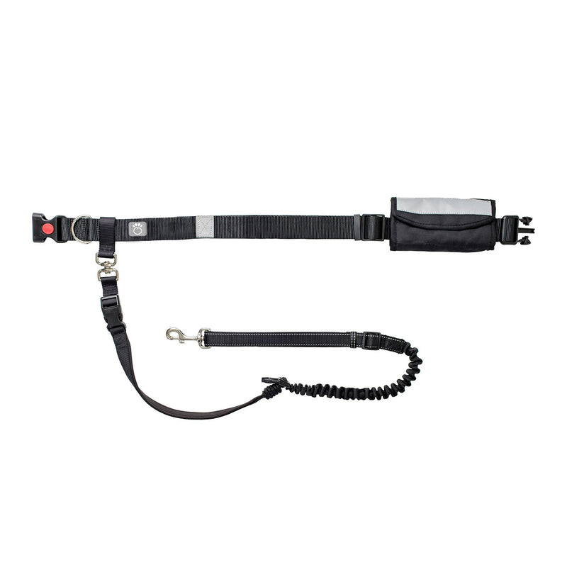 Hands-Free Waist Belt & Shock-Absorbing Bungee Dog Leash