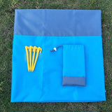 Water-Resistant 82 × 78-Inch Beach & Picnic Blanket