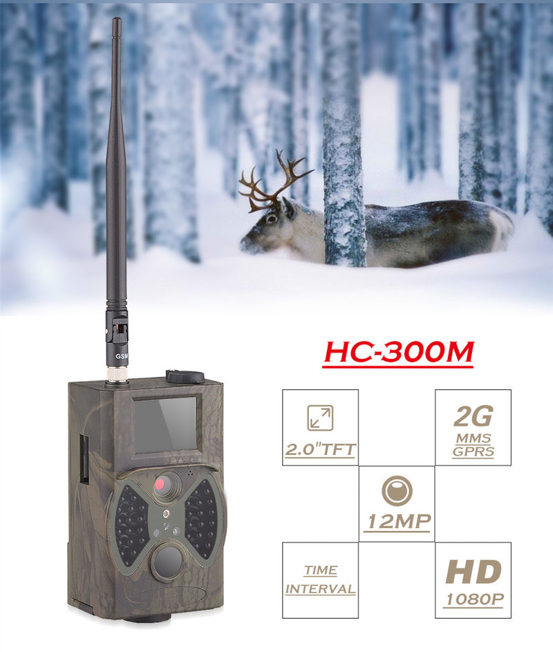 Ir Hunting Celluar Trail Camera 16mp 1080p Photo Traps Hc300m Wild