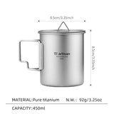 Lightweight Titanium Camping Cup