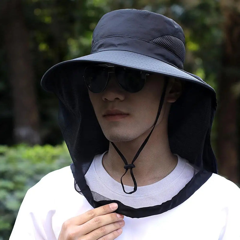 Wide-Brim Sun & Insect Protection Hat