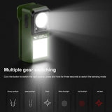 Magnetic Clip LED Outdoor Flashlight