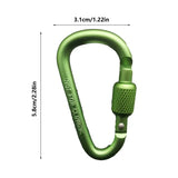 Locking Aluminum Gear Carabiner
