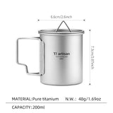Lightweight Titanium Camping Cup