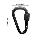 Locking Aluminum Gear Carabiner