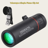 20x25 Compact Monocular with Phone Adapter