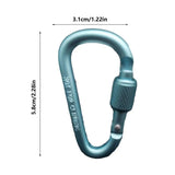 Locking Aluminum Gear Carabiner