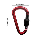 Locking Aluminum Gear Carabiner