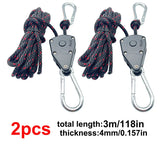 Camping Rope Ratchet Tie-Down Set