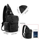 Tactical Chest Sling Bag Hunting Gun Holster Backpack Outdoor Camping Hiking Molle Pouch Climbing Fishing Bag XA291+A