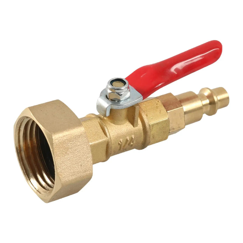 RV Winterizing Blowout Adapter – 1/4 in Quick Plug to 3/4 in Hose Thread