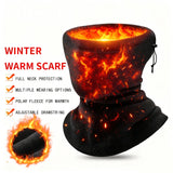 Mask Winter Warm Balaclava Motorcycle Half Face Mask Windproof Fleece Cycling Cap Sport Scarf Ski Bicycle Running
