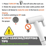 RV Bidet Sprayer – All Metal, RV Handheld Bidet with Water Hose & RV Fitting, Wall-Mount Toilet Sprayer for Motorhomes, Fifth Wh