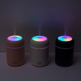 300 mL Portable USB Cool-Mist Humidifier with LED Light