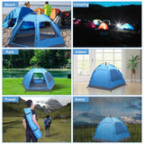Automatic Family Camping Tent with Double Doors
