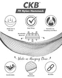 7-Foot Portable Nylon Camping Hammock