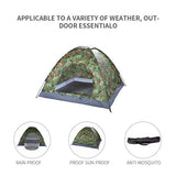 3–4 Person Camouflage Dome Camping Tent