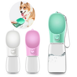 Portable Dog Water Bottle with Drinking Trough