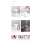 300 mL Portable USB Cool-Mist Humidifier with LED Light