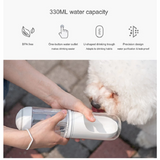 Portable Pet Water Bottle with Drinking Trough – 11.2 oz
