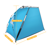 3–4 Person Instant Pop-Up Beach & Camping Tent