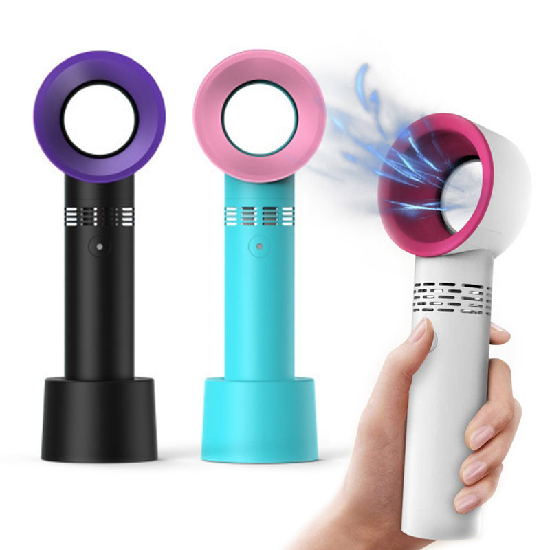 Rechargeable USB Bladeless Handheld and Desk Fan