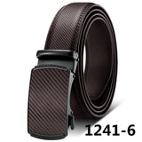 Men’s Genuine-Leather Ratchet Belt