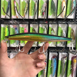 9119 LURETV SAME STYLEXM-145N Crazy Scale Mino Water Surface System Long throw Roadside False Bait, Seabass Hard Bait