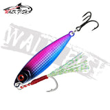 WALK FISH Super Quatity Metal Casting Jig 7g-10g-15g-20g-25g-30g Shore Drag Cast Jigging Spoon Fishing Lure Artificial Bait