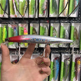 9119 LURETV SAME STYLEXM-145N Crazy Scale Mino Water Surface System Long throw Roadside False Bait, Seabass Hard Bait