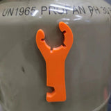 RV Propane Cylinder Valve Wrench – Compact Dual-Head Tool